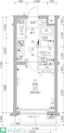 クオリタス護国寺(クオリタスゴコクジ)の物件間取画像